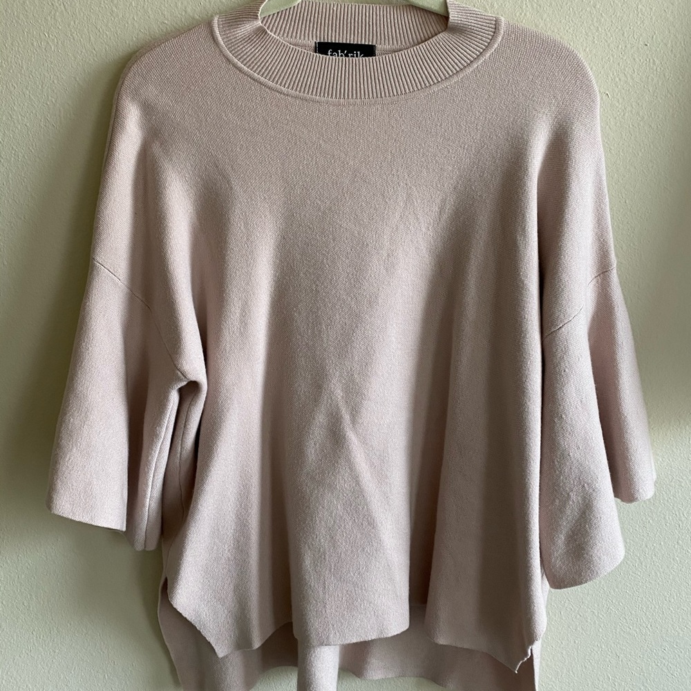 Mauve-Pink Fabrik Sweater/Top